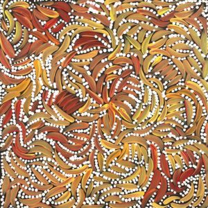 Purrpalanji (Skinny Bush Banana) Jukurrpa by Nola Napangardi Fisher