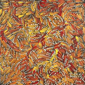Purrpalanji (Skinny Bush Banana) Jukurrpa by Nola Napangardi Fisher