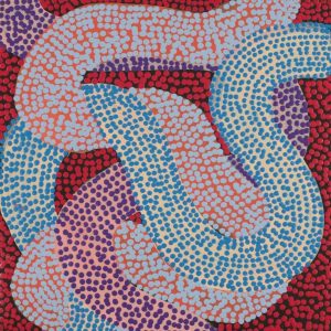 Warlukurlangu Jukurrpa (Fire country Dreaming) by Vanetta Nampijinpa Hudson