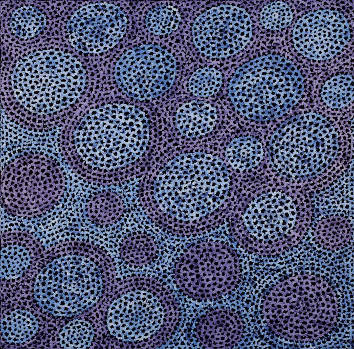 Pamapardu Jukurrpa (Flying Ant Dreaming) - Warntungurru by Vanessa Nampijinpa Brown
