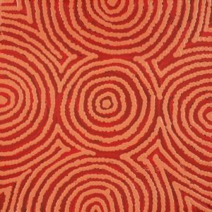 Ngapa Jukurrpa (Water Dreaming)  -  Puyurru by Maxie Jampijinpa Pollard