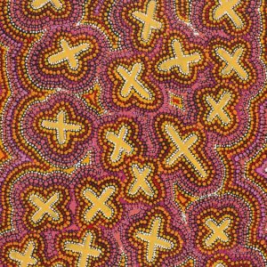 Ngatijirri Jukurrpa (Budgerigar Dreaming) by Kershini Napaljarri Collins