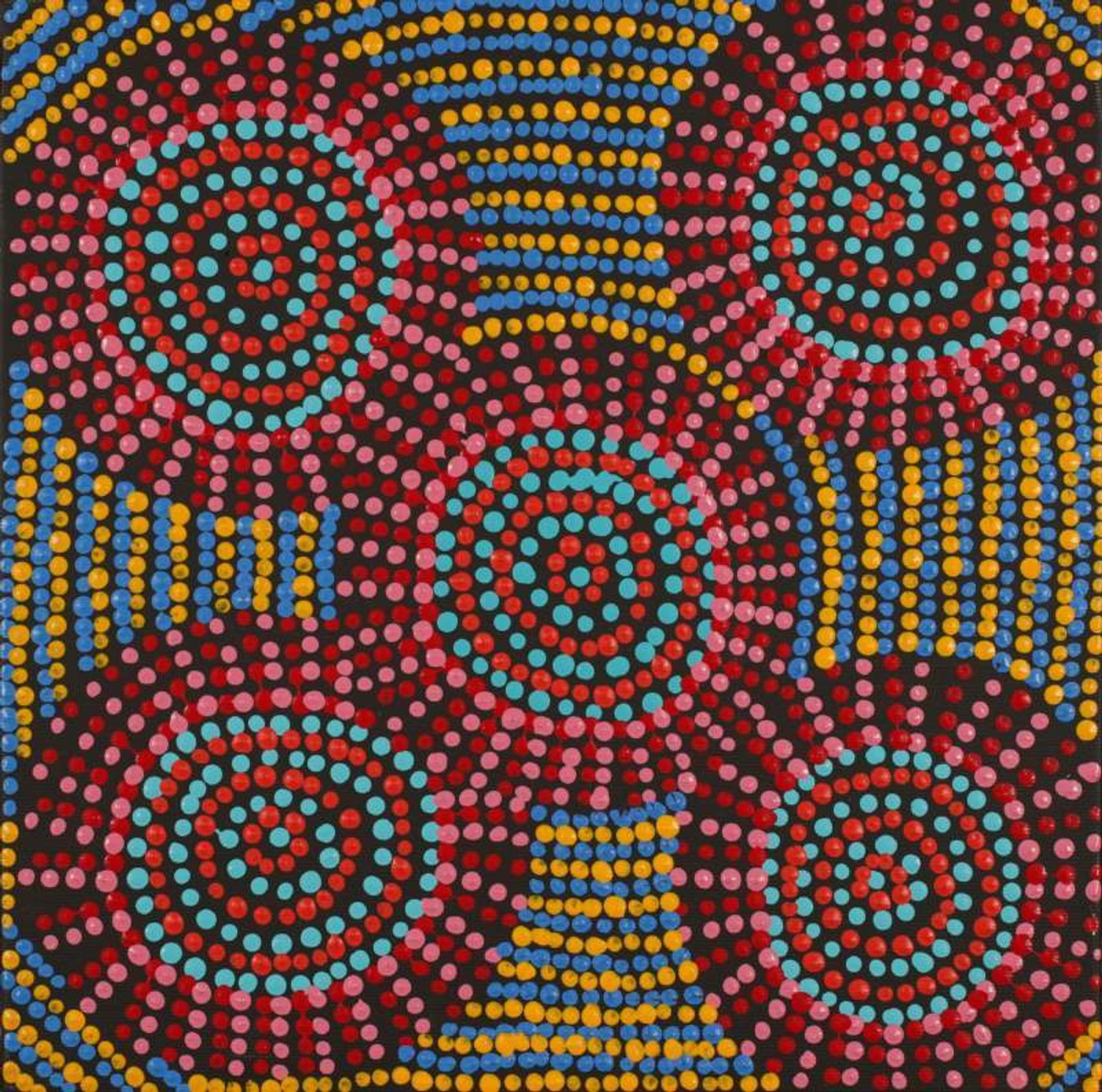 Jintiparnta Jukurrpa (Desert Truffle Dreaming) - Mina Mina by Tina Napangardi Martin