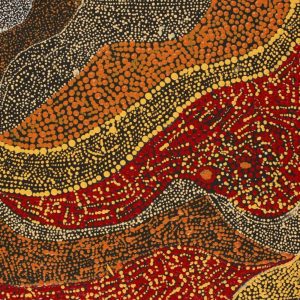 Wanakiji Jukurrpa (Bush Tomato Dreaming) by Tailyn Napaljarri Spencer