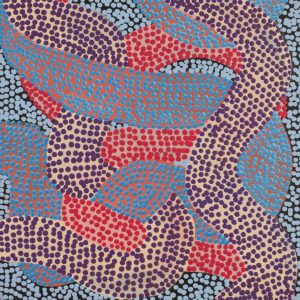 Warlukurlangu Jukurrpa (Fire country Dreaming) by Vanetta Nampijinpa Hudson
