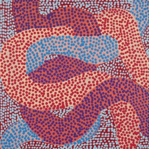 Warlukurlangu Jukurrpa (Fire country Dreaming) by Vanetta Nampijinpa Hudson