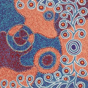Kaliny-kalinypa / Ultukunpa Jukurrpa  -  Honey Grevillea Dreaming by Brenda Armstrong