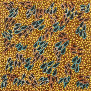 Ngurlu Jukurrpa (Native Seed Dreaming) by Geraldine Napurrurla Langdon