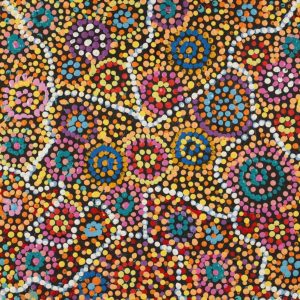 Jintiparnta Jukurrpa (Desert Truffle Dreaming) - Mina Mina by Tina Napangardi Martin