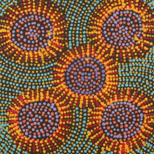 Jintiparnta Jukurrpa (Desert Truffle Dreaming) - Mina Mina by Tina Napangardi Martin