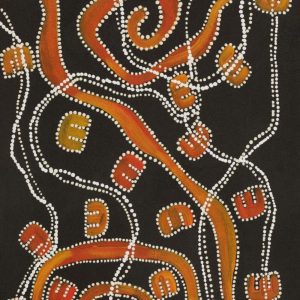 Janganpa Jukurrpa (Brush-tail Possum Dreaming)-  Mawurrji by Stephanie Napurrurla Nelson
