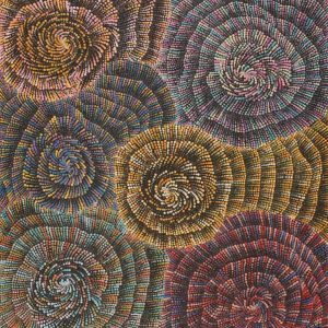 Pamapardu Jukurrpa (Flying Ant Dreaming)  - Warntungurru by Mekeisha Napanangka Martin