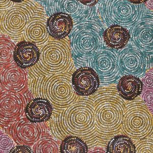 Pamapardu Jukurrpa (Flying Ant Dreaming)  - Warntungurru by Mekeisha Napanangka Martin