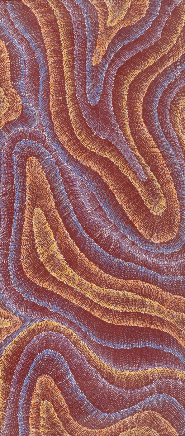 Wanakiji Jukurrpa (Bush Tomato Dreaming) by Debbie Napaljarri Brown