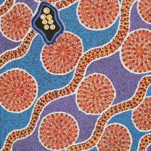 Kaliny-kalinypa / Ultukunpa Jukurrpa  -  Honey Grevillea Dreaming by Brenda Armstrong