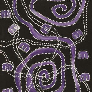 Janganpa Jukurrpa (Brush-tail Possum Dreaming)-  Mawurrji by Stephanie Napurrurla Nelson