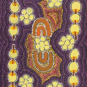 Watiya-warnu Jukurrpa (Seed Dreaming) by Jason Japaljarri Woods