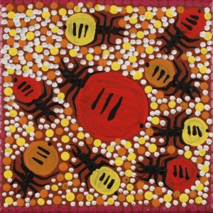 Yurrampi Jukurrpa (Honey Ant Dreaming) by Warlukurlangu Artists