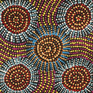 Jintiparnta Jukurrpa (Desert Truffle Dreaming) - Mina Mina by Tina Napangardi Martin