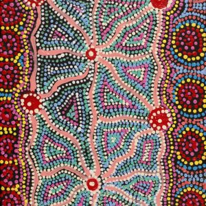 Jintiparnta Jukurrpa (Desert Truffle Dreaming) - Mina Mina by Tina Napangardi Martin