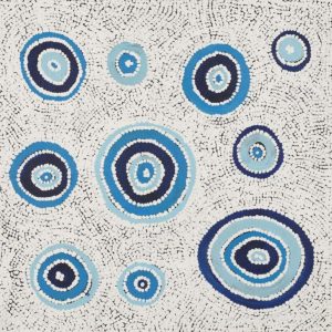 Yarla Jukurrpa (Bush Potato Dreaming) - Cockatoo Creek by Alicka Napanangka Brown