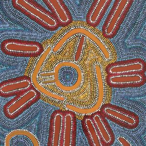 Watiya-warnu Jukurrpa (Seed Dreaming) by Jason Japaljarri Woods