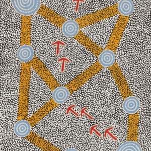 Yankirri Jukurrpa (Emu Dreaming) - Ngarlikirlangu by Michael Japaljarri Wayne
