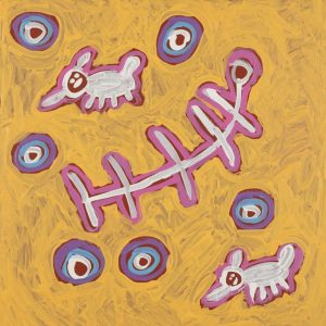 Mina Mina Jukurrpa (Mina Mina Dreaming) by Saraeva Napangardi Marshall
