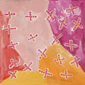 Ngatijirri Jukurrpa (Budgerigar Dreaming) by Kershini Napaljarri Collins