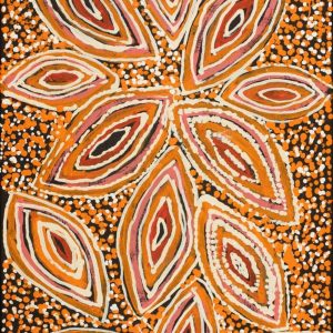Ngapa Jukurrpa (Water Dreaming)  - Mikanji by Juliette Nampijinpa Brown