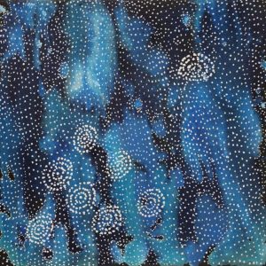 Napaljarri-warnu Jukurrpa (Seven Sisters Dreaming) by Athena Nangala Granites