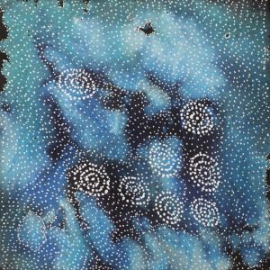 Napaljarri-warnu Jukurrpa (Seven Sisters Dreaming) by Athena Nangala Granites
