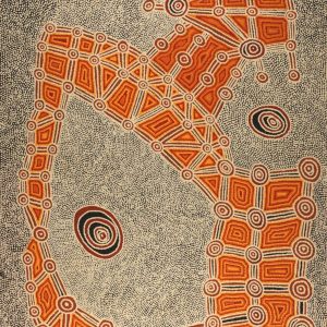 Pikilyi Jukurrpa (Vaughan Springs Dreaming) by Cecily Napanangka Marshall