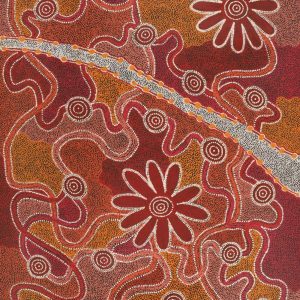 Janganpa Jukurrpa (Brush-tail Possum Dreaming)-  Mawurrji by Ritasha Nampijinpa Martin