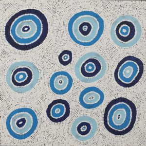 Yarla Jukurrpa (Bush Potato Dreaming) - Cockatoo Creek by Alicka Napanangka Brown