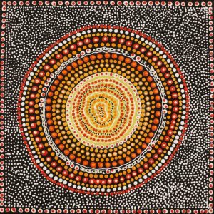 Yarla Jukurrpa (Bush Potato Dreaming) - Yumurrpa by Stephanie Napurrurla Nelson
