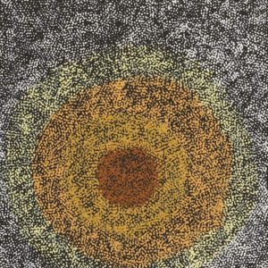 Ngurlu Jukurrpa (Native Seed Dreaming) by Senita Napangardi Granites