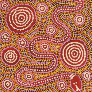 Warna Jukurrpa (Snake Dreaming) by Steven Jakamarra Oldfield