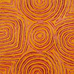 Ngapa Jukurrpa (Water Dreaming)  -  Puyurru by Maxie Jampijinpa Pollard