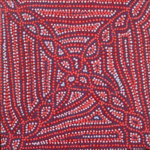 Yarla Jukurrpa (Bush Potato Dreaming) - Cockatoo Creek by Justine Nakamarra Nelson