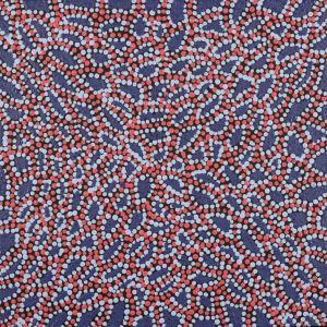 Yarla Jukurrpa (Bush Potato Dreaming) - Cockatoo Creek by Justine Nakamarra Nelson