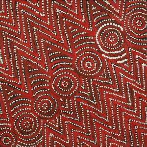 Pamapardu Jukurrpa (Flying Ant Dreaming)  - Warntungurru by Reanne Nampijinpa Brown