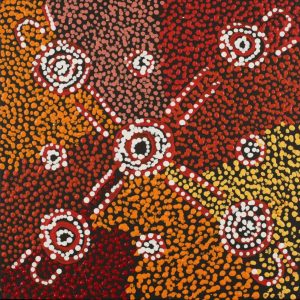 Wardapi Jukurrpa (Goanna Dreaming) - Yarripilangu by Ruth Nungarrayi Spencer