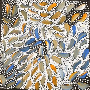 Wardapi Jukurrpa (Goanna Dreaming) - Yarripilangu by Warlukurlangu Artists
