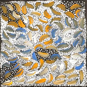 Wardapi Jukurrpa (Goanna Dreaming) - Yarripilangu by Warlukurlangu Artists