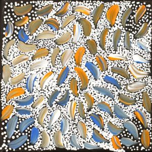 Wardapi Jukurrpa (Goanna Dreaming) - Yarripilangu by Warlukurlangu Artists