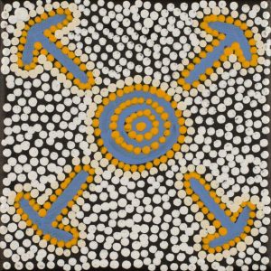 Yankirri Jukurrpa (Emu Dreaming) - Ngarlikirlangu by Warlukurlangu Artists