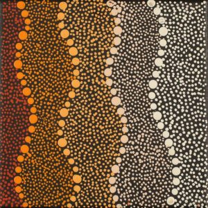 Ngapa Jukurrpa (Water Dreaming)  -  Puyurru by Warlukurlangu Artists