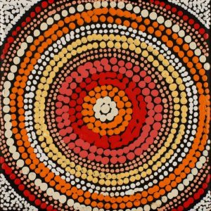 Napaljarri-warnu Jukurrpa (Seven Sisters Dreaming) by Warlukurlangu Artists