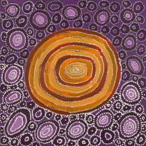 Watiya-warnu Jukurrpa (Seed Dreaming) by Tanya Nungarrayi Collins